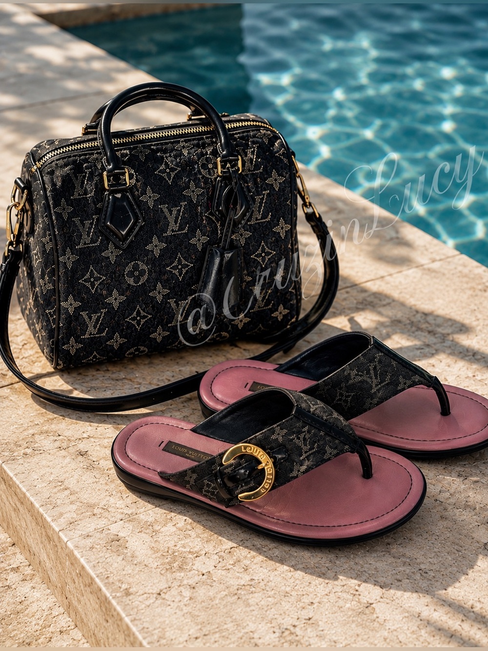 Louis Vuitton Monogram Mini Lin Sandals – EU 36 Made in Italy